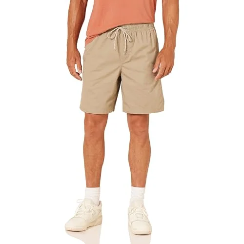 Amazon Essentials herrshorts med dragsko (finns i plusstorlek), kakibrun, 3X Large stor 196433261047