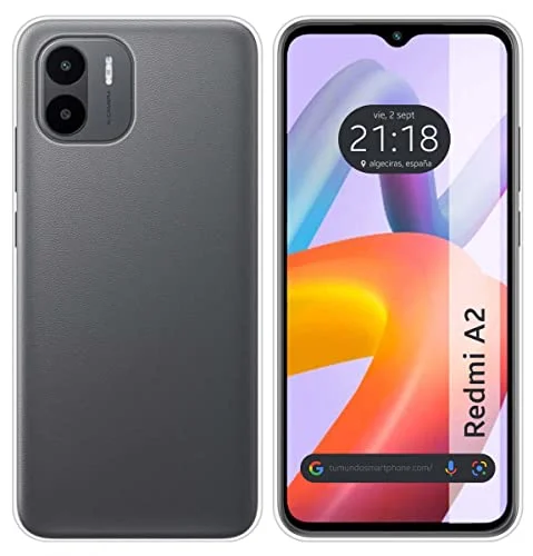Tumundosmartphone Transparent silikon Gel TPU Skal för Xiaomi Redmi A2 8434844983717