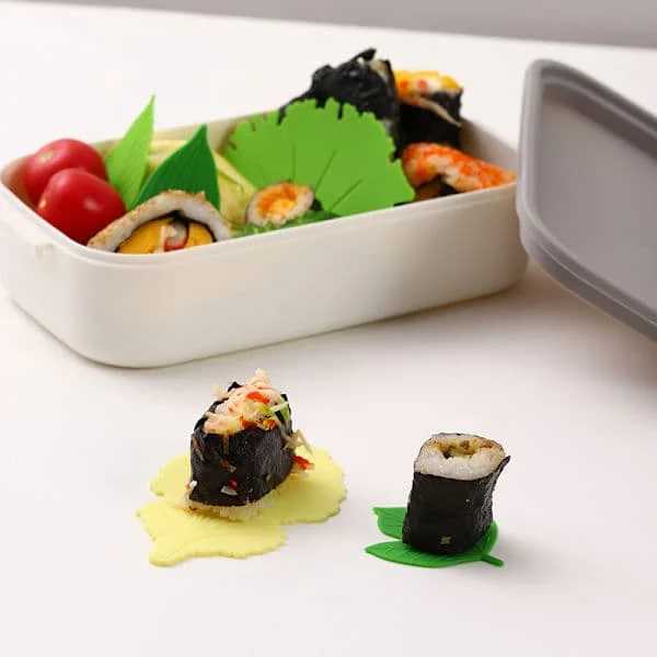 1 set silikonark Bento skål kopp lunch separator sushi ris B en storlek Fy-DPCJ-01300