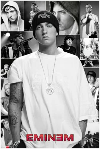 1art1 Eminem Berzerk affisch, Collage Print 91x61 cm 4047253686526