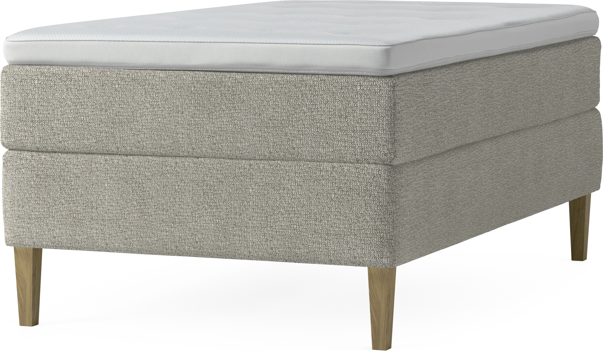 Delux Dream Kontinentalsäng, enkelsäng 120 cm med bäddmadrass och sängben 4rLlm
