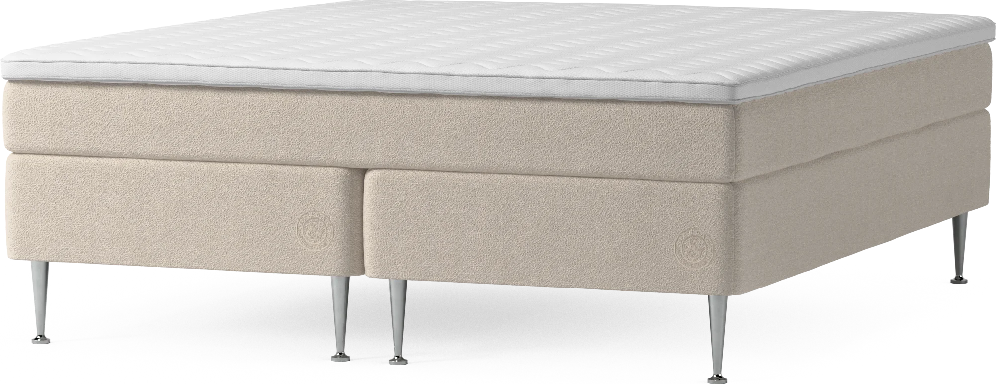 Asperö Comfort Kontinentalsäng, dubbelsäng med bäddmadrass Comfort och sängben pRCxN