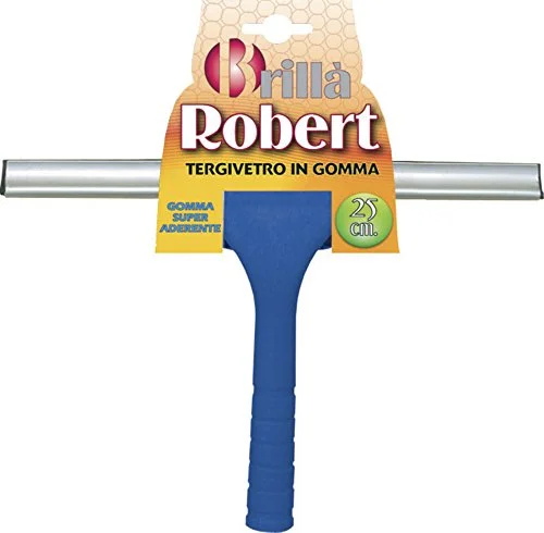 La Briantina TergiGlass Robert för rengöring av glasögon och speglar SPA02297A med gummi, Random färg, Bredd 25 cm 8000061022975