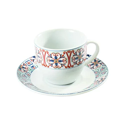 HOUSE COLLECTION HSC1858, CORDOBA LINJE CAFFE SERVICE 6st med tallrik 8051739296372