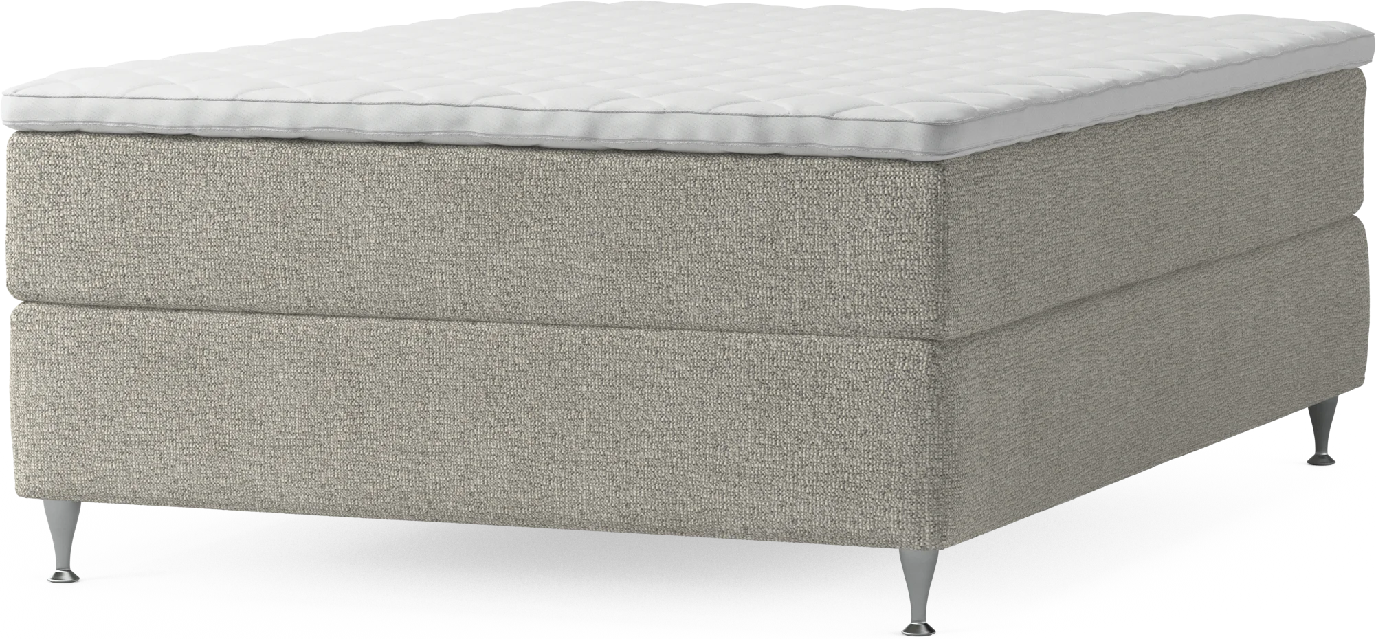 Delux Dream Kontinentalsäng, enkelsäng 140 cm med bäddmadrass och sängben fjMZv