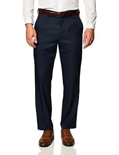 Amazon Essentials herr klassisk passform expanderbar midja platt framsida klänningsbyxa, marinblå, 38 B x 32 L 195111842233