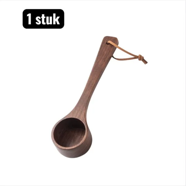 1 Piece – Measuring Cups – Coffee Spoons – Walnut Wood Coffee Scoop – Hangable – Wooden Measuring Scoop for Coffee Beans and Powder – 16.5 cm TR128-04068-1
