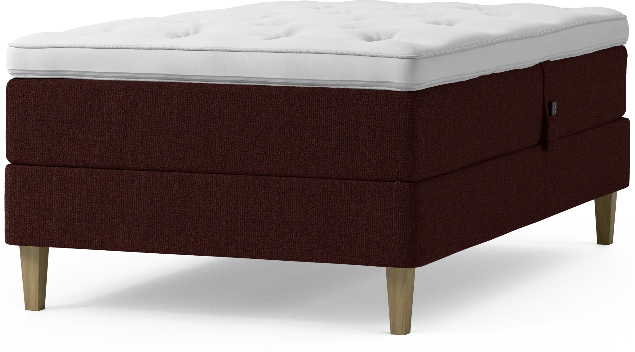 Delux Dream Ställbar säng, enkelsäng med bäddmadrass och sängben H7X4v