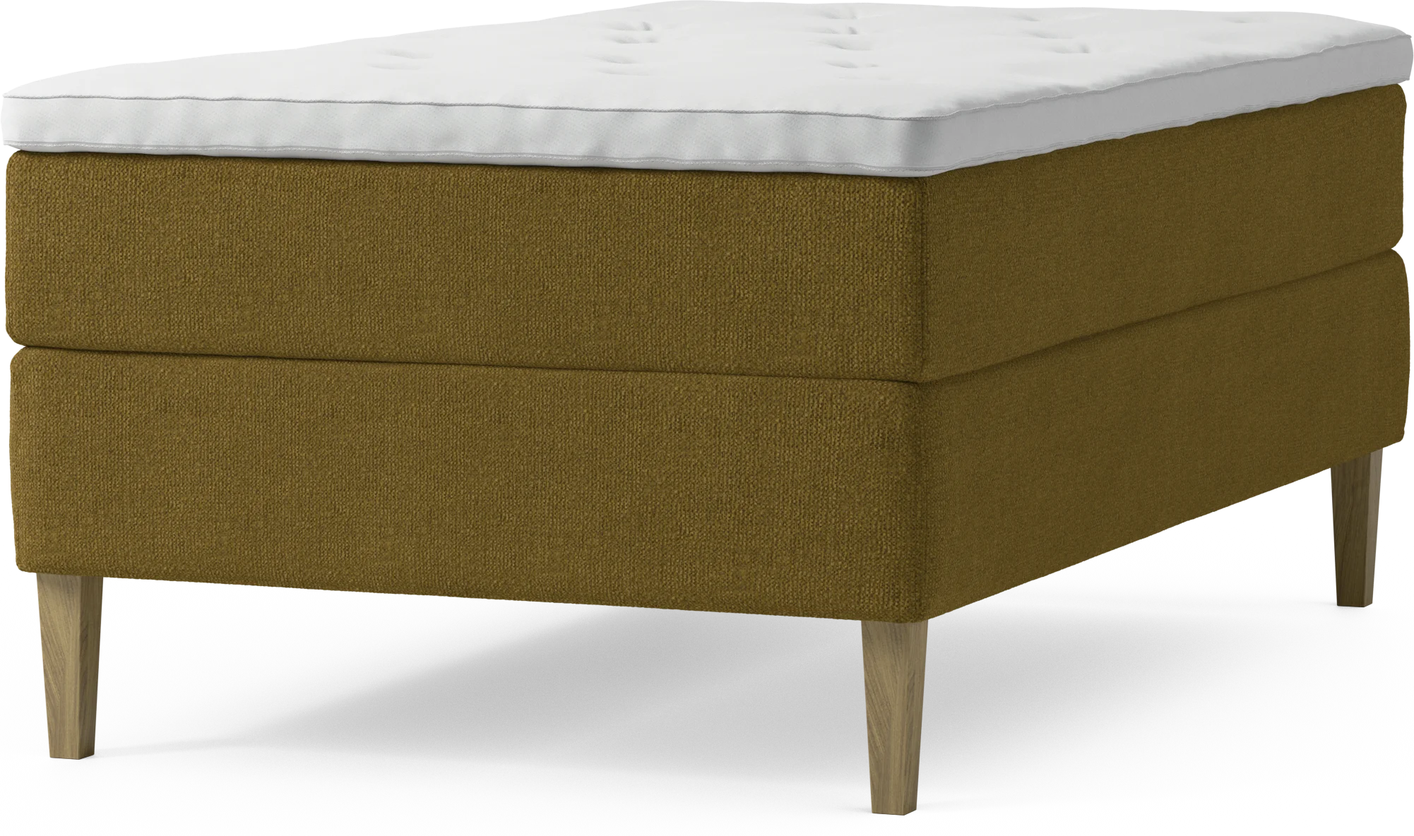 Delux Dream Kontinentalsäng, enkelsäng 120 cm med bäddmadrass och sängben D7ufV
