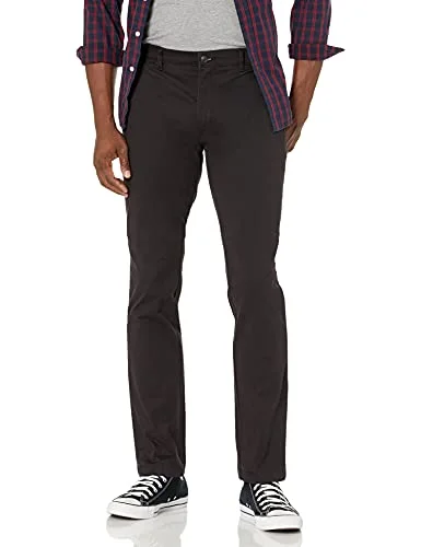 Amazon Essentials Skinny Fit Tvättade Comfort Stretch Chino Byxa (tidigare Goodthreads), Svart, 34 W x 30 L 193548114862