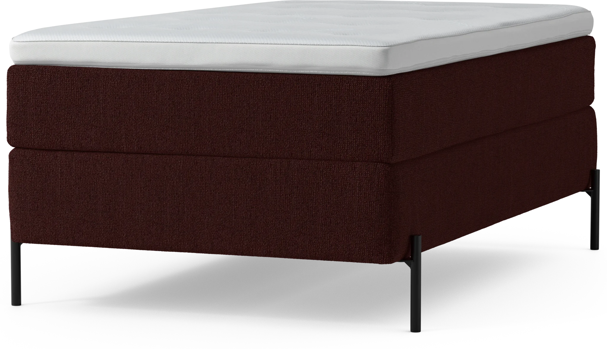 Delux Dream Kontinentalsäng, enkelsäng 120 cm med bäddmadrass och sängben SRxK8