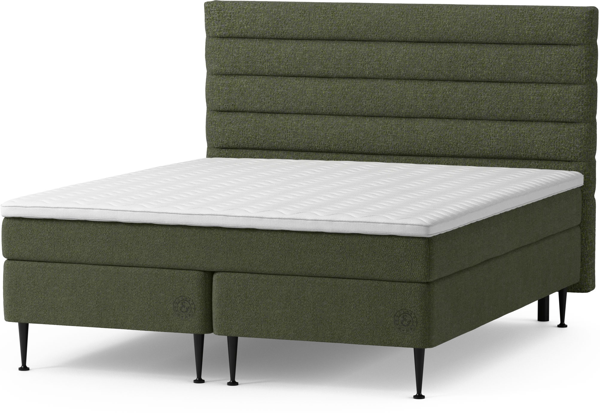 Asperö Comfort Kontinentalsäng, dubbelsäng med bäddmadrass Comfort och sängben OHaOy