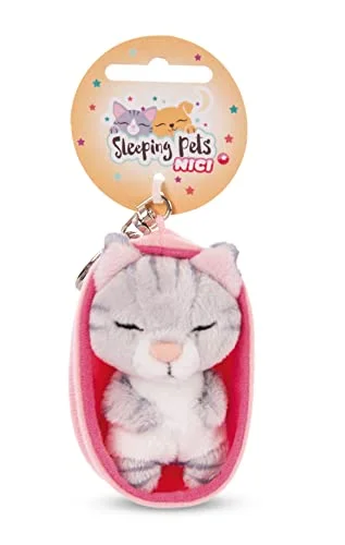 Nyckelhållare med grårandig katt 8cm 4012390488418