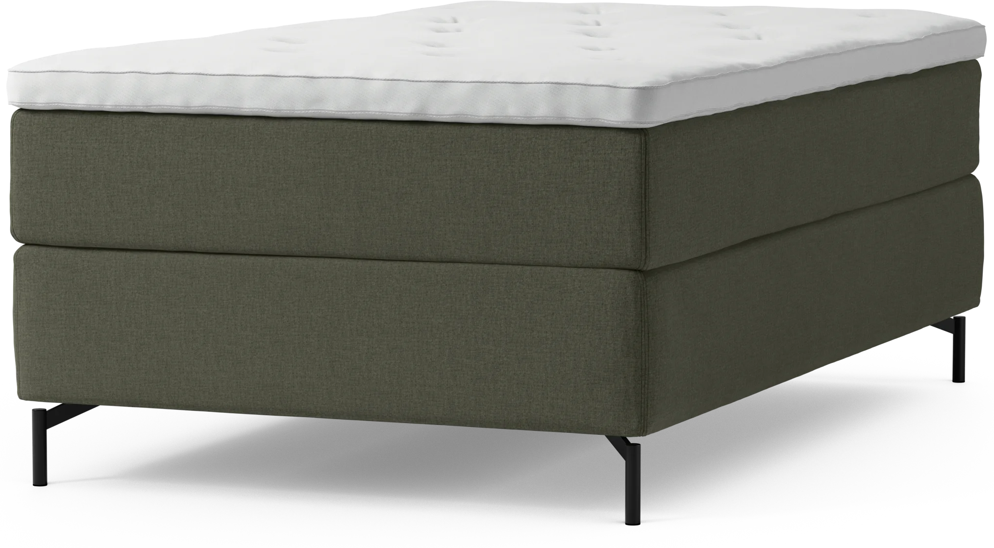 Delux Dream Kontinentalsäng, enkelsäng 120 cm med bäddmadrass och sängben yd8qD