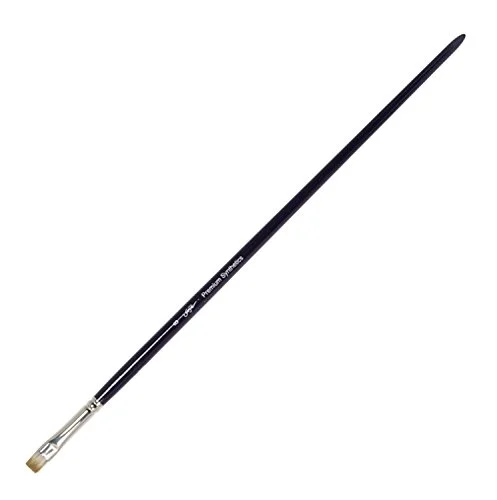 KREUL 202908 Solo Goya konstnärspensel premium synthetics, för professionell målning med oljefärger, hårsats hög elasticitet och formbeständighet, platt, storlek 8 4000798107055