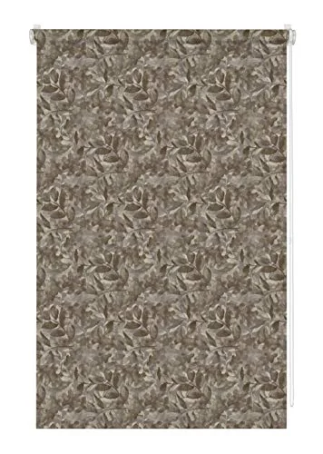 GARDINIA EASYFIX rullgardin dekor att klämma fast, ogenomskinlig, Alla monteringsdelar ingår, Natural Camouflage, choklad/sand, 100 x 150 cm (BxH) 4003018359760