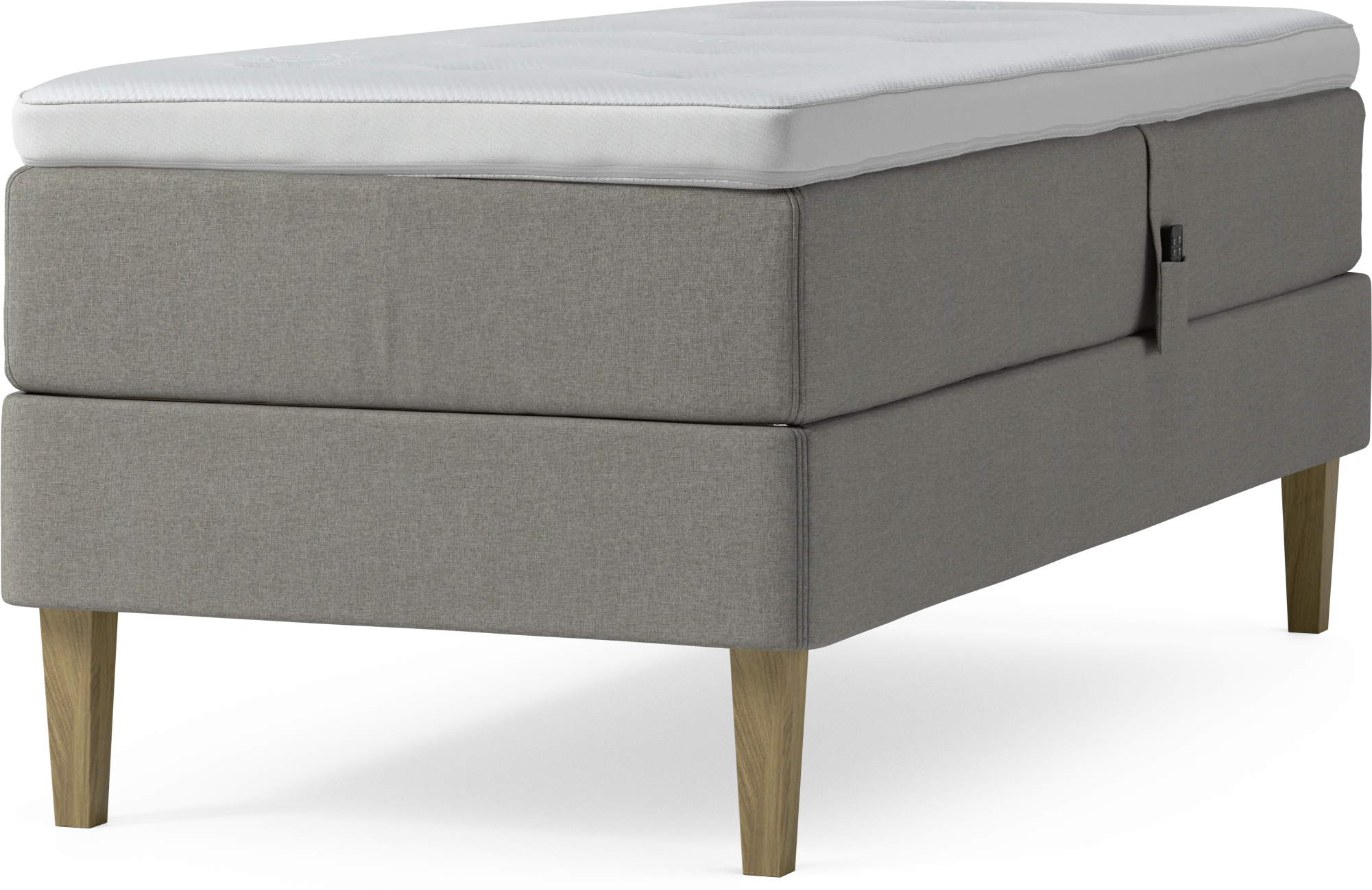 Delux Dream Ställbar säng, enkelsäng med bäddmadrass och sängben XLP4R