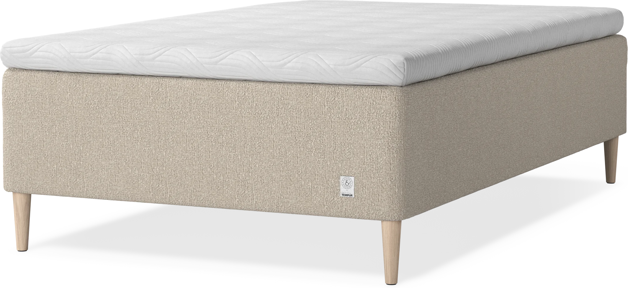 Cape Selene Ramsäng, enkelsäng med bäddmadrass 8 cm och sängben fLdox