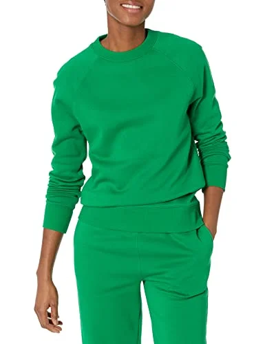 Amazon Essentials långärmad damtröja med avslappnad passform rund hals (finns i plusstorlek), grön, XX-Large 196433860585
