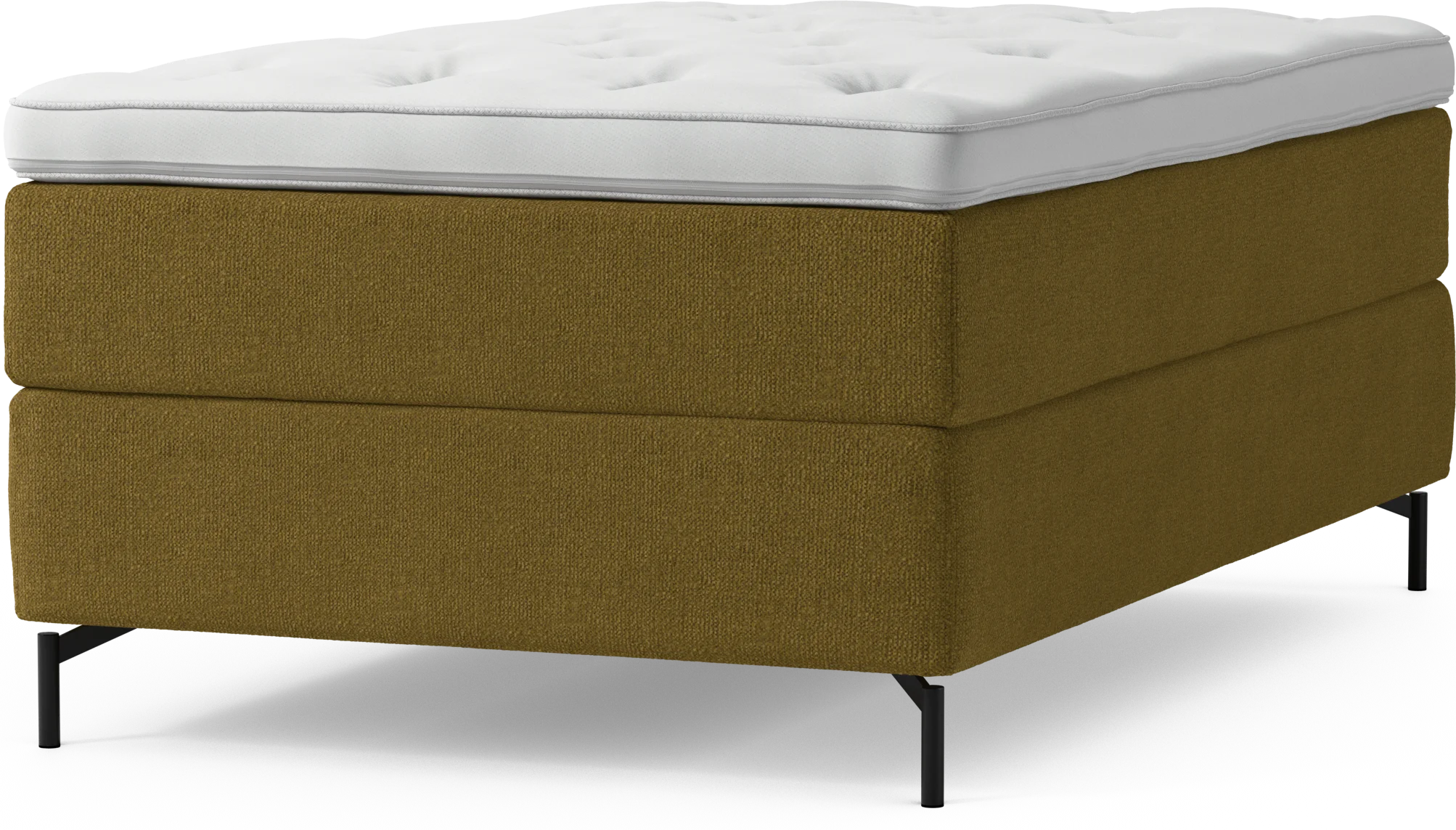 Delux Dream Kontinentalsäng, enkelsäng 120 cm med bäddmadrass och sängben scIp3