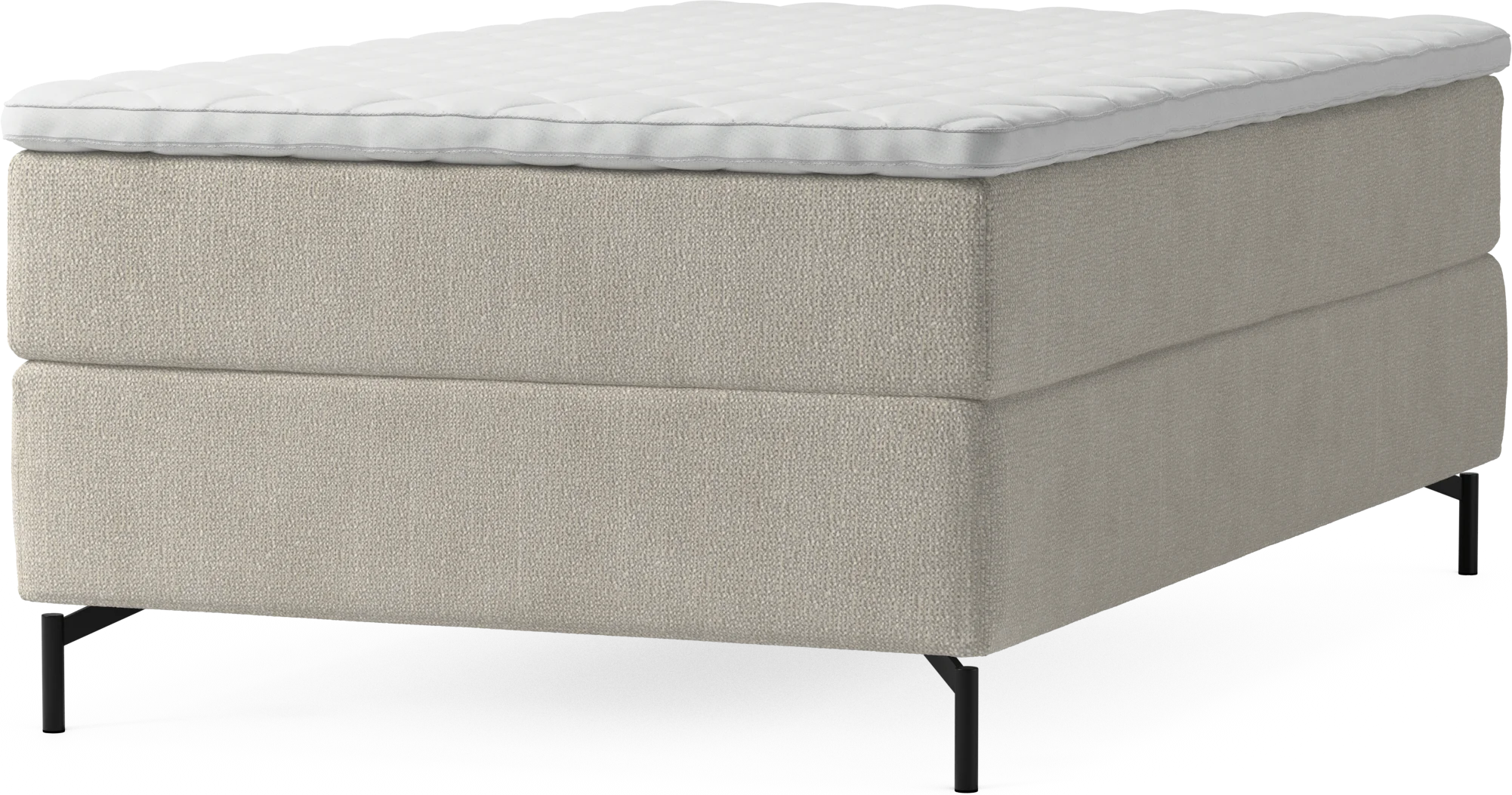 Delux Dream Kontinentalsäng, enkelsäng 120 cm med bäddmadrass och sängben xeDrq