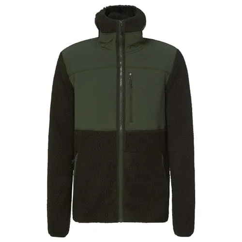 Rock Experience REMC02801 1642 SAVOONGA Hoodie FZ Man Fleece Herr Lång Tröja Kombu Green XL 8057734801481