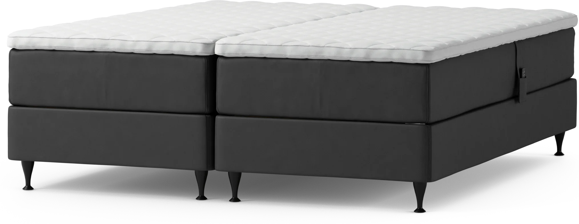 Delux Dream Ställbar säng, dubbelsäng med bäddmadrass och sängben oC4Kt