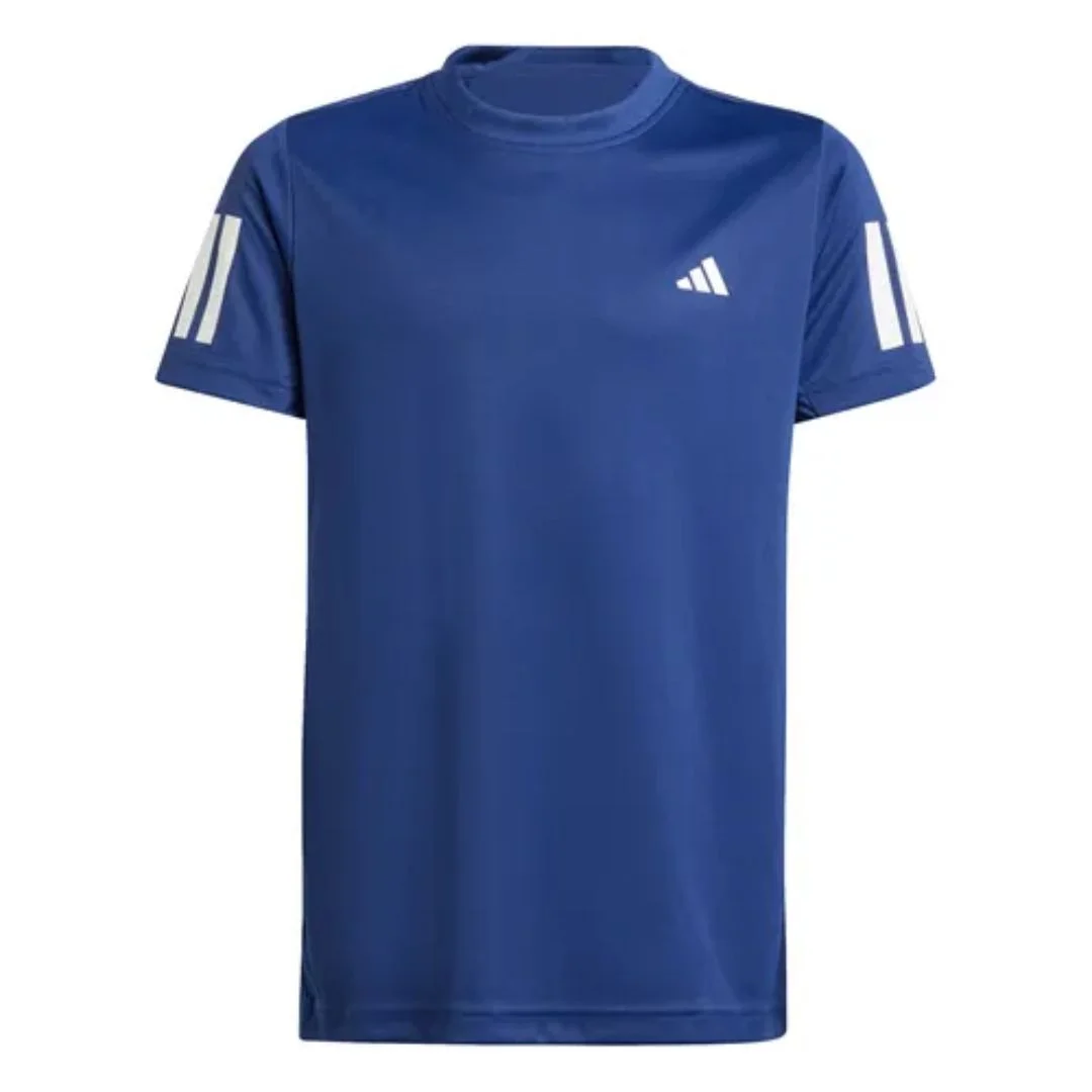adidas Pojkar BOYS CLUB TENNIS 3 STRIPES T SHIRT, dark blue, 5 6 Years 4067905938599