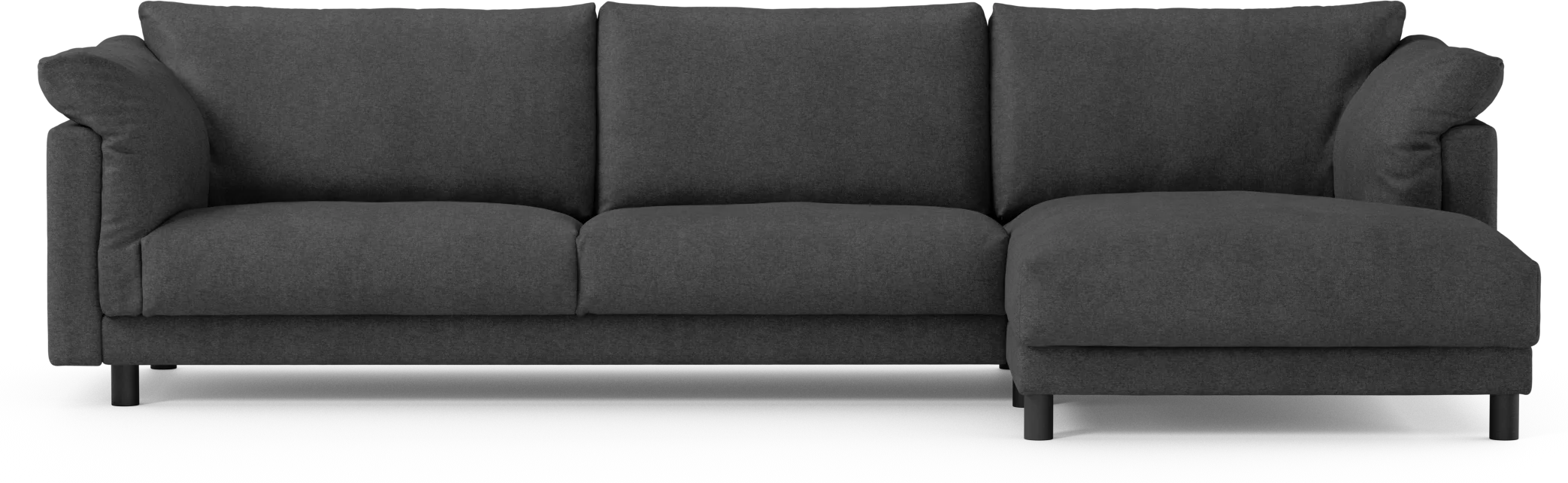 Cherrie 3-sits soffa med schäslong höger, fast klädsel yD76D