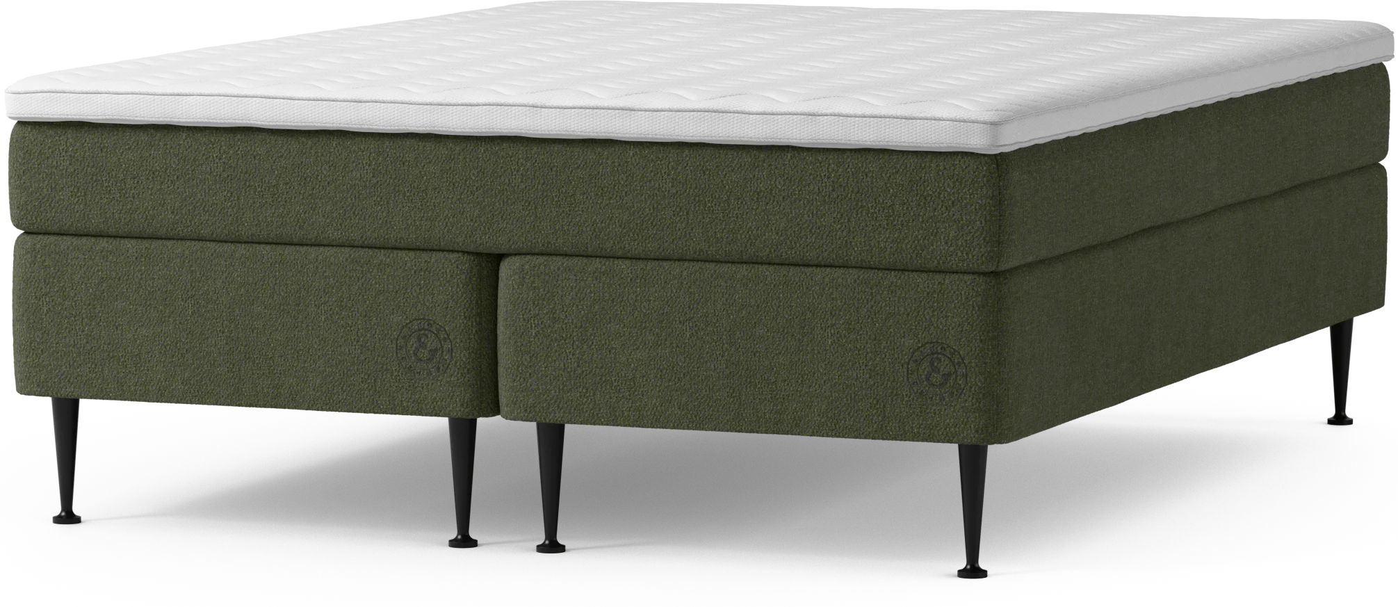 Asperö Comfort Kontinentalsäng, dubbelsäng med bäddmadrass Comfort och sängben RZlHR