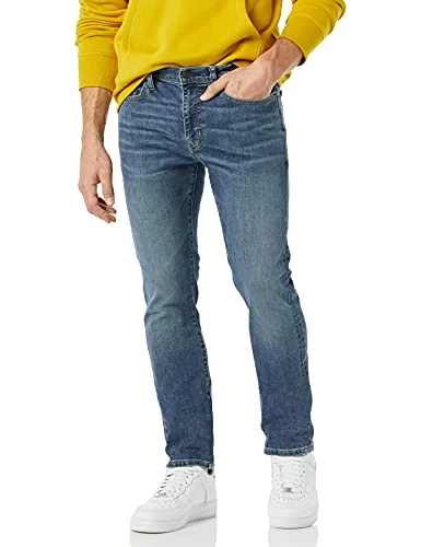 Amazon Essentials mäns Skinny fit High Stretch Jean, Medium Tvätt, 34 B x 31 L 195111634456