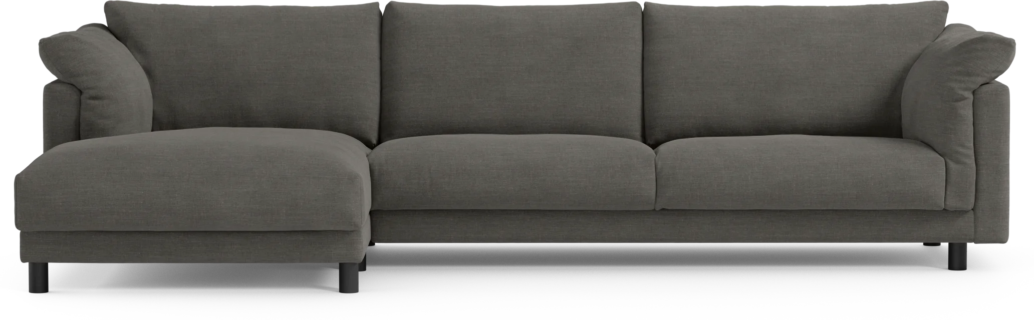 Cherrie 3-sits soffa med schäslong vänster, fast klädsel XfF0m
