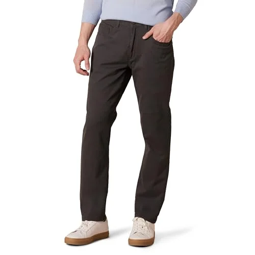Amazon Essentials herr rak passform 5 fickors komfort stretch chinos byxa (tidigare Goodthreads), grå, 38 B x 30 L 193548071004