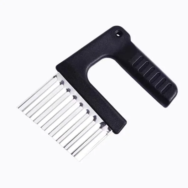 1-pack – Praktiskt – blad – rostfritt – stål – Potatisskärverktyg – Vargtandsdesign – Multifunktionell – grönsaksskärare YG128-11376-1 1-pack – Praktiskt – blad – rostfritt – stål – Potatisskärverktyg – Vargtandsdesign – Multifunktionell – grönsaksskärare YG128-11376-1
