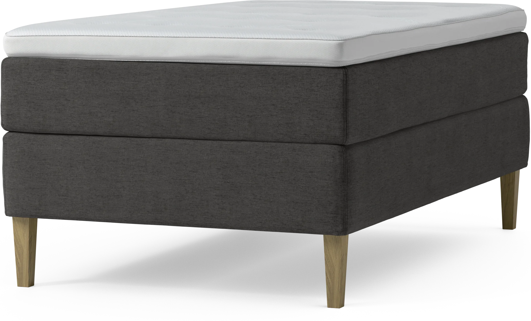 Delux Dream Kontinentalsäng, enkelsäng 120 cm med bäddmadrass och sängben D9Zgv