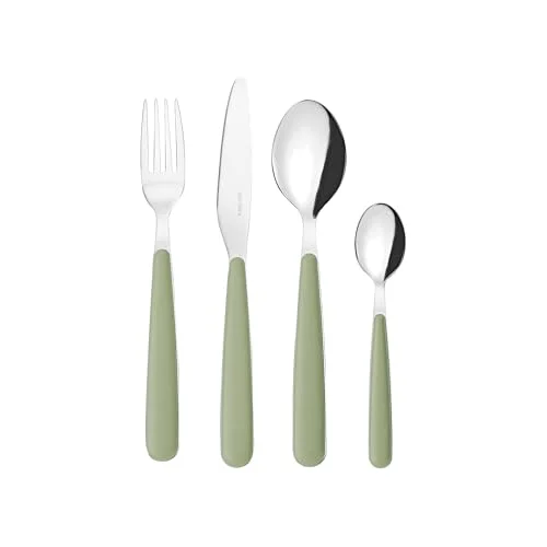 Guzzini POP set med 24 bestick Sage Green 127500176 8008392376163