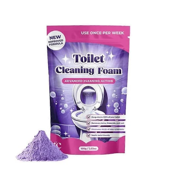 1-3x Fizzclean Toalettskumrengöring för Skinande Ren Toalett MILA93-0058