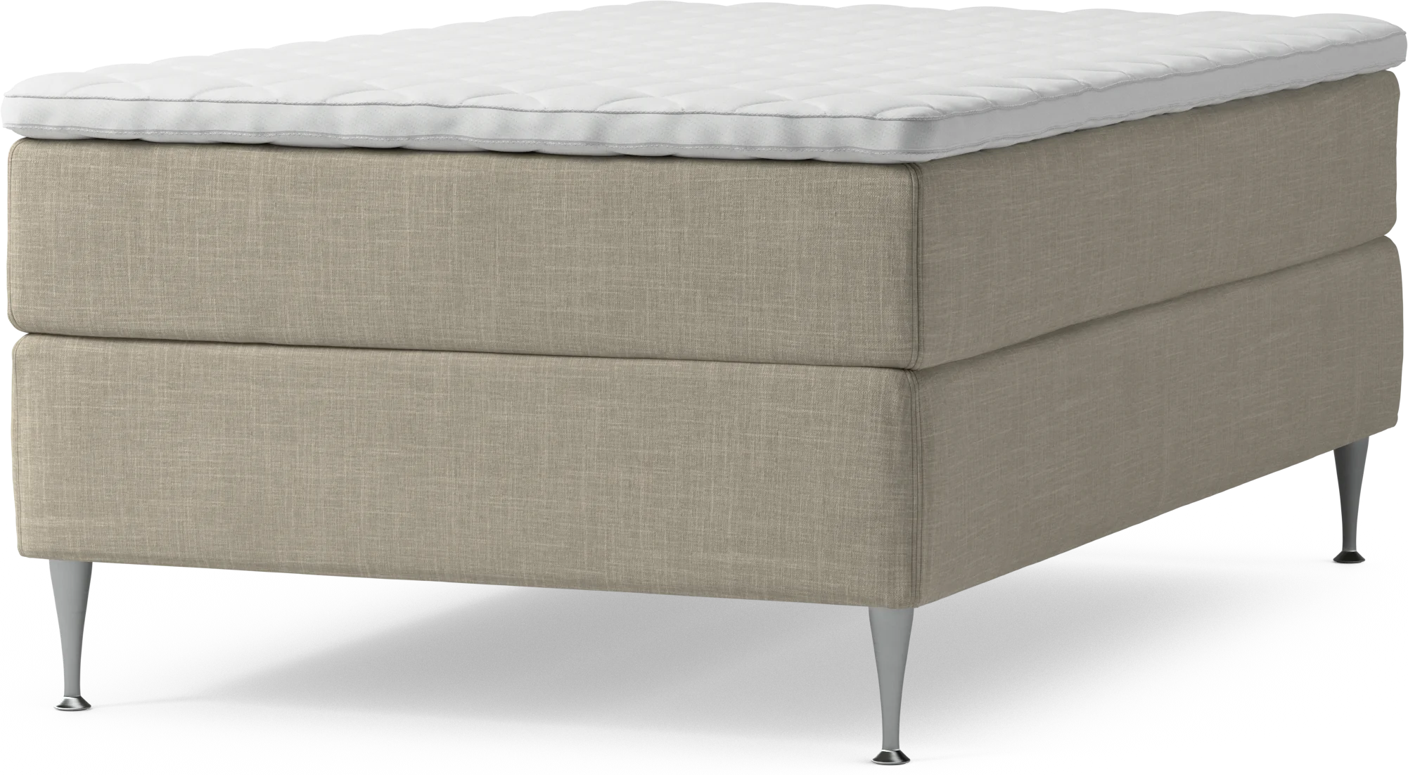 Delux Dream Kontinentalsäng, enkelsäng 120 cm med bäddmadrass och sängben 7zmNJ