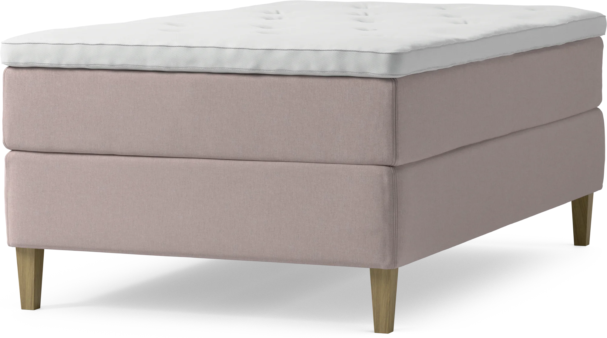 Delux Dream Kontinentalsäng, enkelsäng 120 cm med bäddmadrass och sängben ftD0j