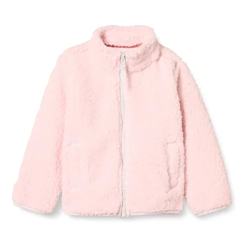 Amazon Essentials Småbarn Flickor Sherpa Fleece Full Zip Jacka, Ljusrosa, 2T 194223210312