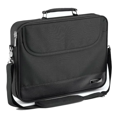 Pedea Laptopväska 43,9 cm (17,3 tum) utgåva 20 bärbar dator axelväska med axelrem, svart, 17,3 Zoll 4048466959292