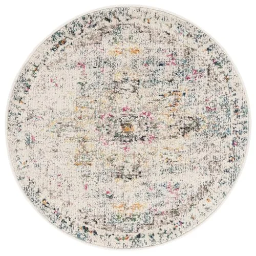 Safavieh Modern chic matta för vardagsrum, matsal, sovrum Madison Collection, kort lugg, grå och guld, 122 x cm 195058920964