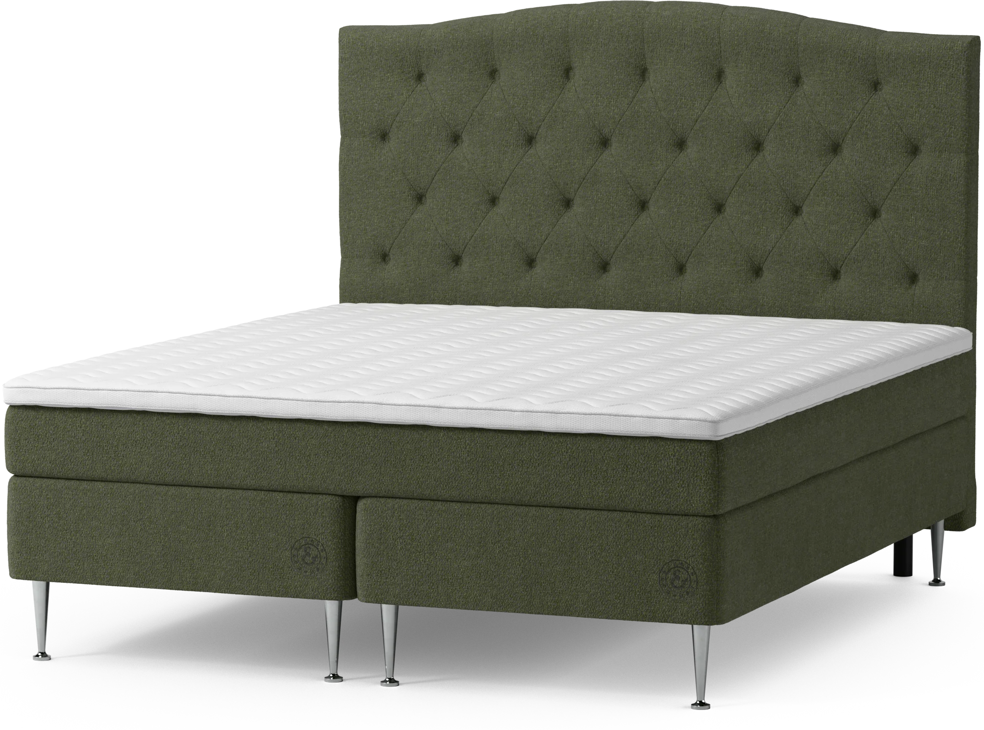 Asperö Comfort Kontinentalsäng, dubbelsäng med bäddmadrass Comfort och sängben BbYfj