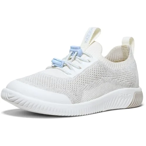 KEEN Unisex barn Knx stickade spetssneakers, Stjärna vit skyway, 30 EU 195208609213