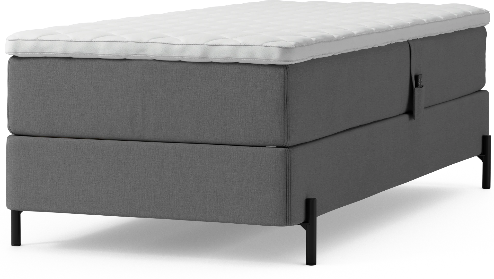 Delux Dream Ställbar säng, enkelsäng med bäddmadrass och sängben mNiFU