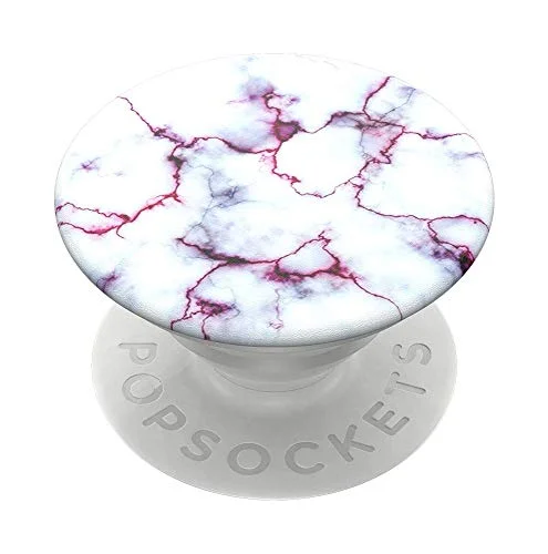 PopSockets PopGrip Hopfällbar Stativ och Grepp för Smartphone Surfplatta med en Swappable PopTop Blood Marble 842978134642