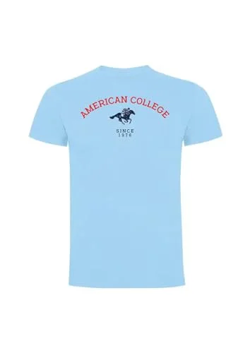 AMERICAN COLLEGE USA tröja med tryck varma kläder unisex barn pojkar och flickor casual modell ACSZW7 indigo 12 år, Indigo, 8 �r 3666052659169