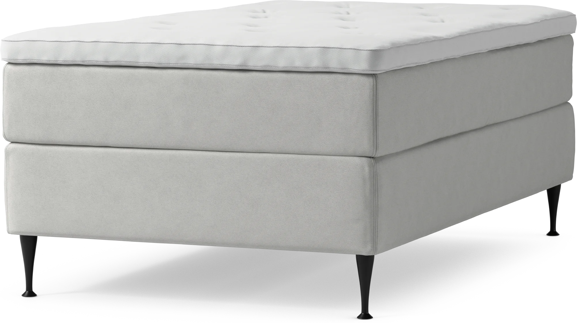Delux Dream Kontinentalsäng, enkelsäng 120 cm med bäddmadrass och sängben nPN9r
