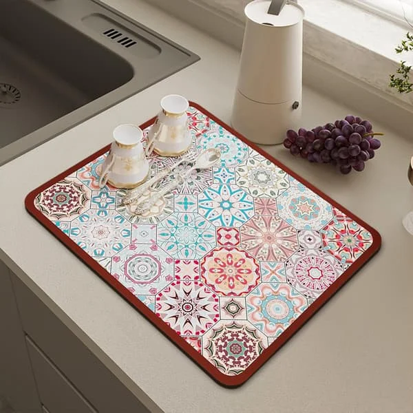 1 (30×40 CM, Röd) Diskmatta, Snabbtorkande Nanofiber Diskmatta, Absorberande Disktorkmatta för Bar Kök Restaurang Bänkskivor FDP012129ZZY 1 (30×40 CM, Röd) Diskmatta, Snabbtorkande Nanofiber Diskmatta, Absorberande Disktorkmatta för Bar Kök Restaurang Bänkskivor FDP012129ZZY