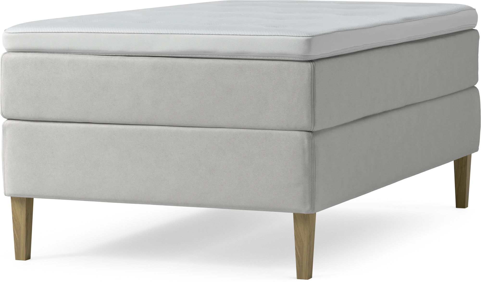 Delux Dream Kontinentalsäng, enkelsäng 120 cm med bäddmadrass och sängben y7CLq